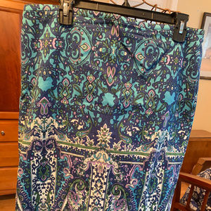 Multicolor EUC Talbots Skirt Size 10